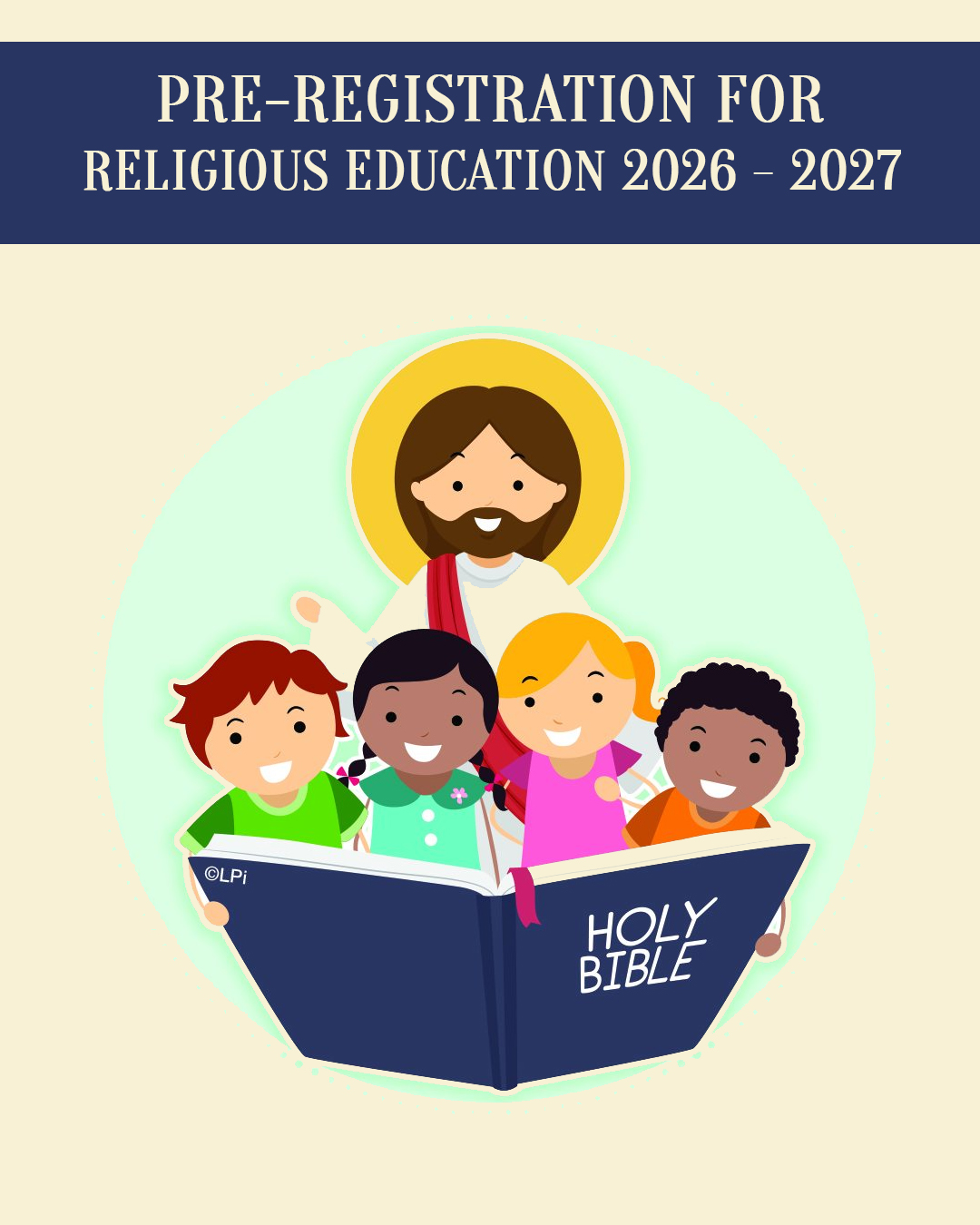 Pre-Registration for Religious Education Classes 2026-2027                                                                                                                                                                                                                                                  