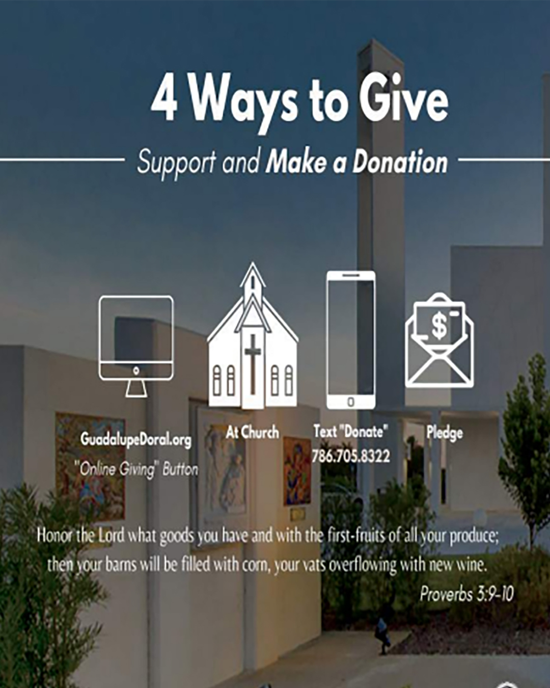 4 ways to give                                                                                                                                                                                                                                                                                              