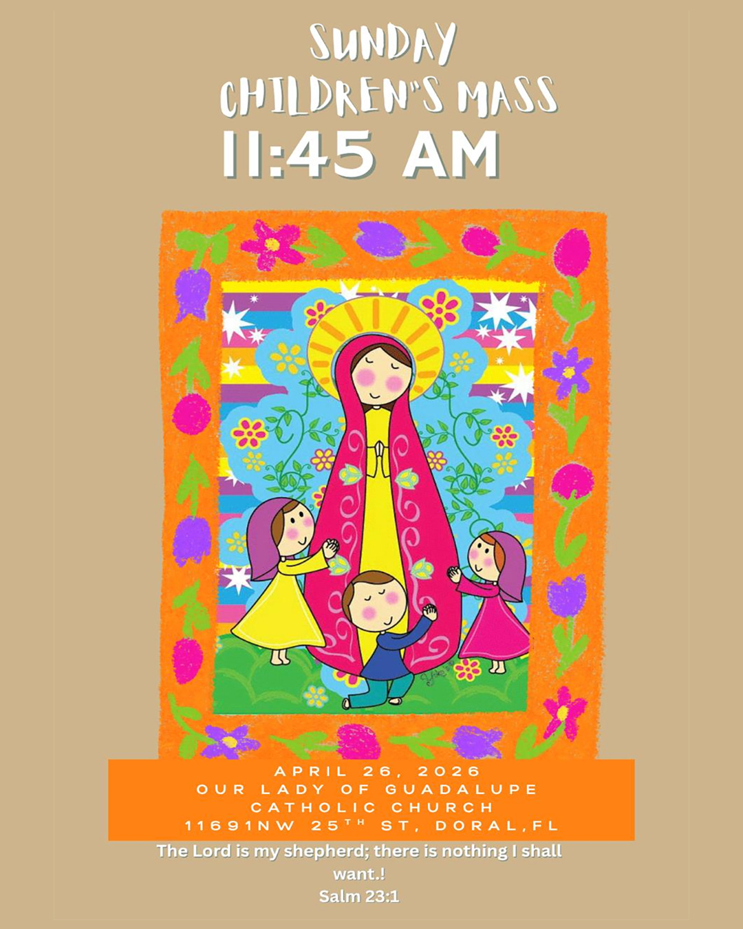 Sunday Children's Mass                                                                                                                                                                                                                                                                                      