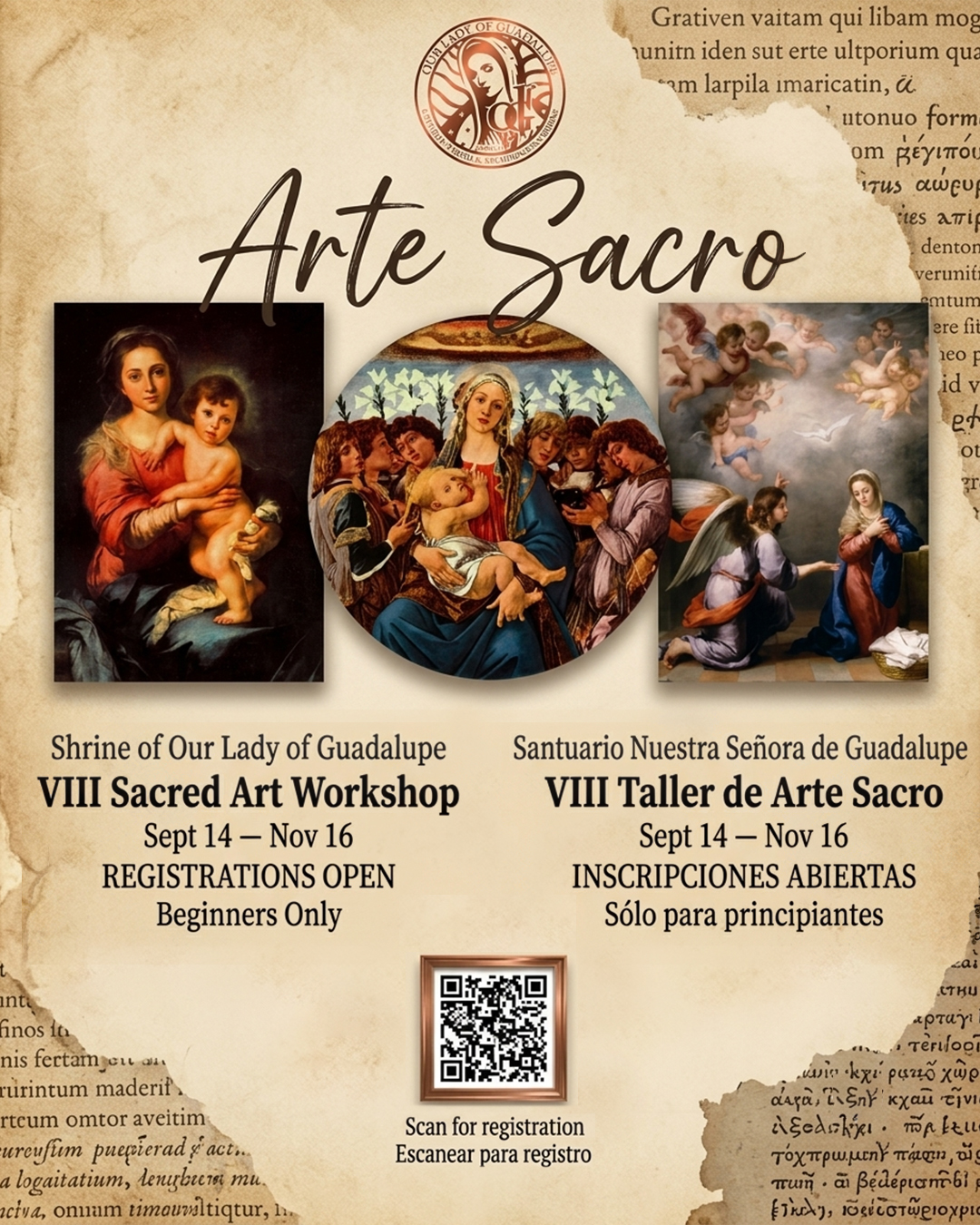 VIII Sacred Art Workshop                                                                                                                                                                                                                                                                                    