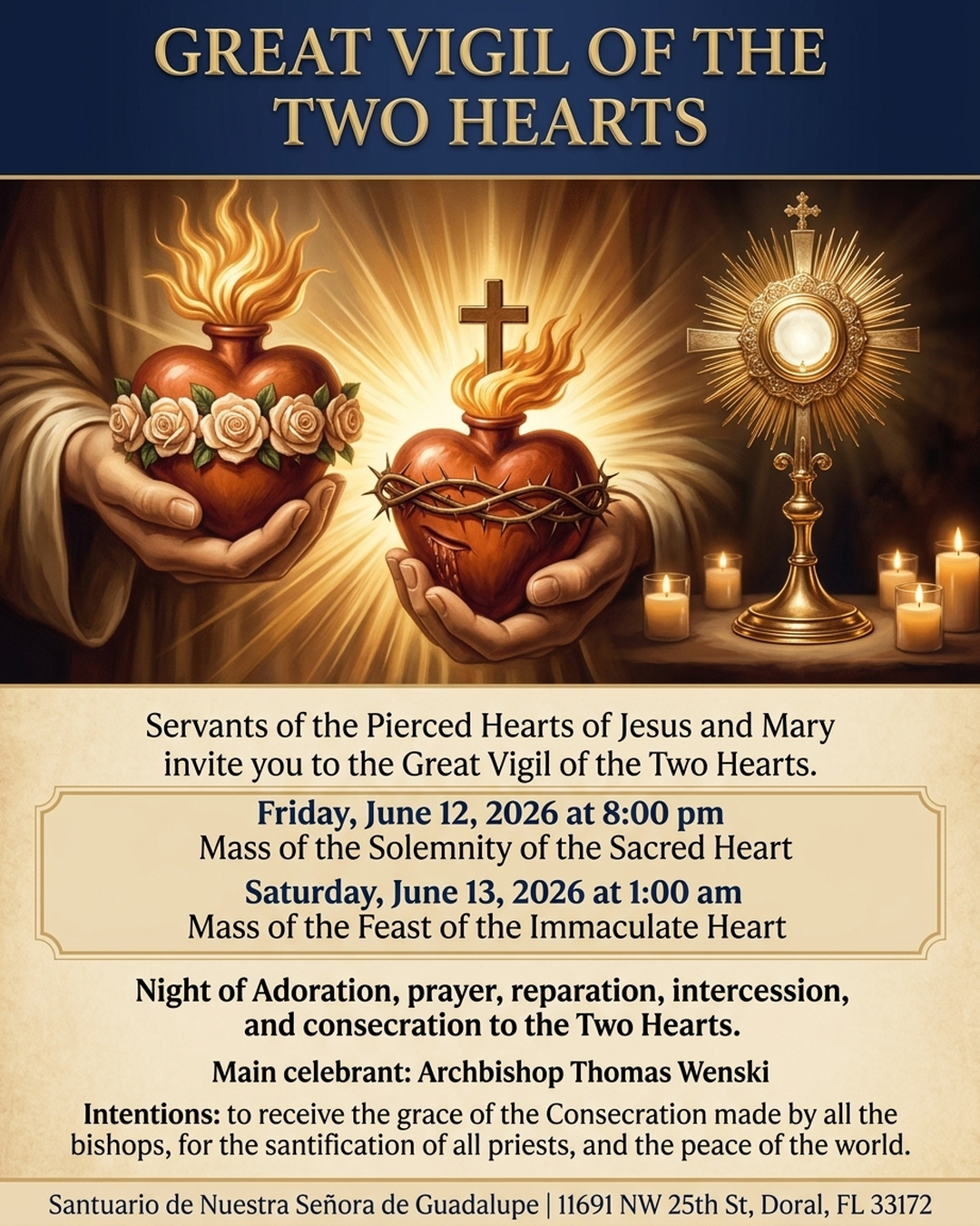 Great Vigil of the Two Hearts                                                                                                                                                                                                                                                                               