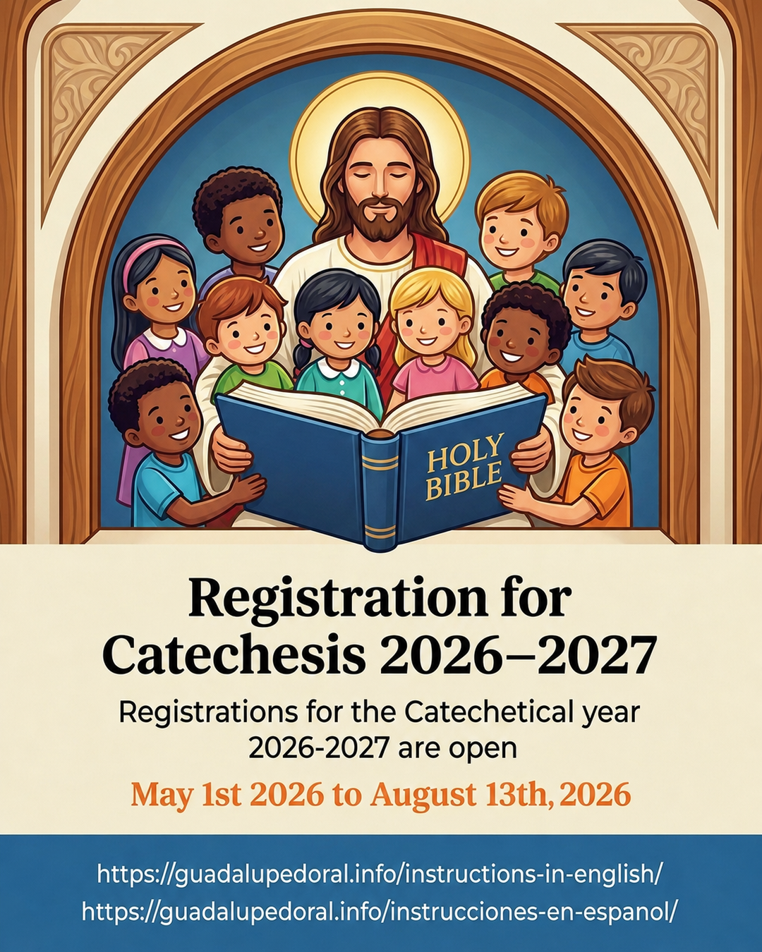 Registration for Catechesis 2026-2027